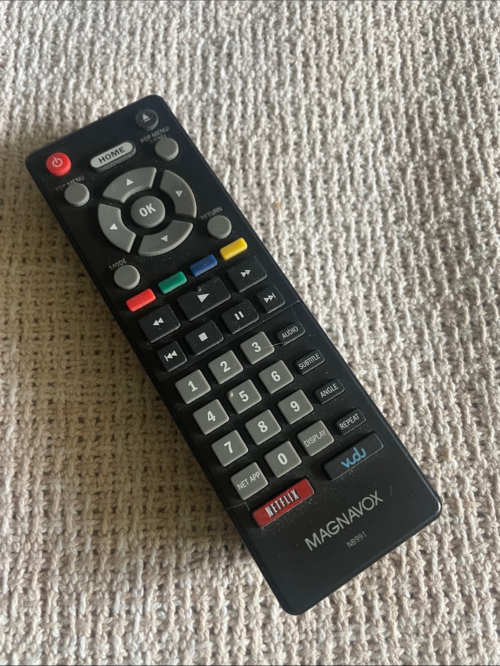 Magnavox Black Remote Control for TVs - Black